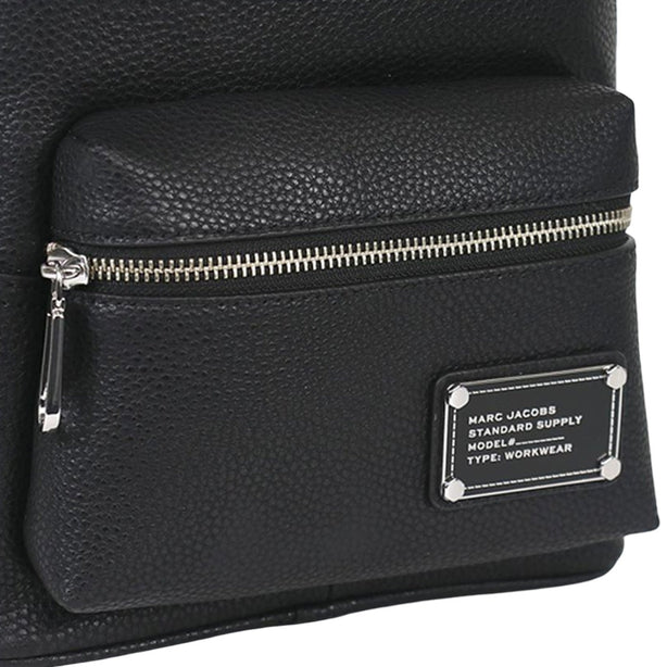 Marc Jacobs Workwear Leather Small Backpack Bag - Black 4P4HBP005H01