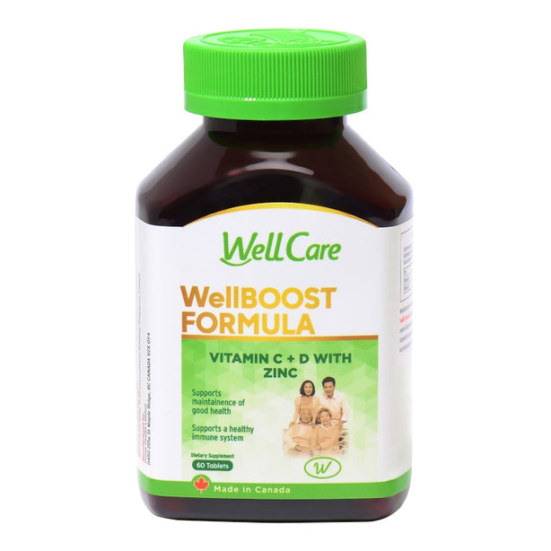 WellCare WellBoost Formula -Vitamin C + D with Zinc