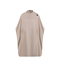 Beige Wool Blend Cape