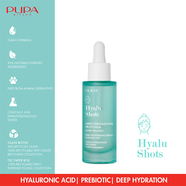 Pupa Hyalu Shots Deep Moisturizing Serum 30ml