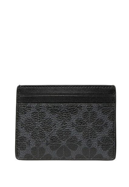 Kate Spade Spade Flower Small Slim Card Holder - Black
