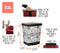 T0205.03 Tatay Pedal Dust Bin Deco Vintage