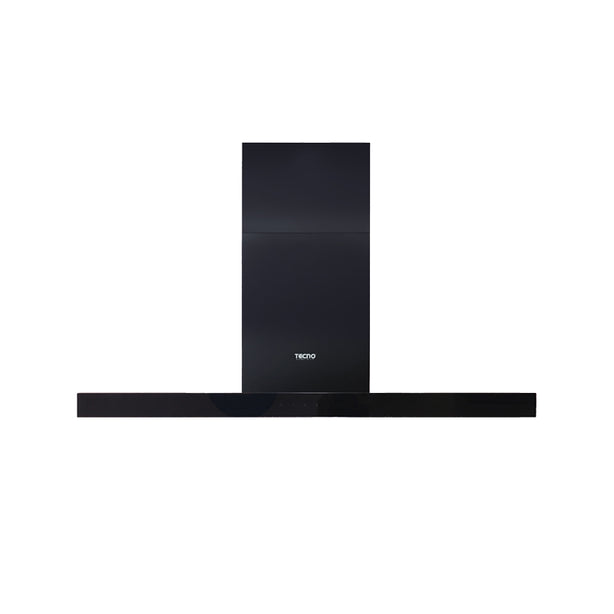Tecno-KA2238BK Matte Black Chimeny Hood