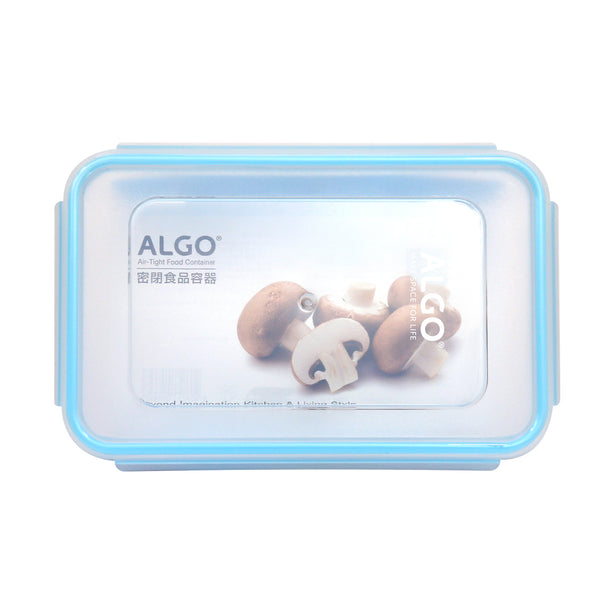 Algo Plastic Airtight Food Container 2.5L Rect 2P Set