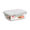 Algo Glass Food Container with Stainless Steel Cover 1000ML