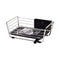 Pearl Life Stainless Steel Basket Dish Drainer Black