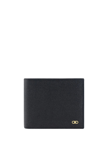 Ferragamo Leather Wallet - Black