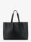 Saint Laurent Leather shopping bag with front logo - Nerorusticcamel