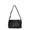 Medium Calfskin Leather Shoulder Bag - Black