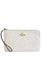 Coach Large Corner Zip Wristlet In Signature Canvas - White/Chalk