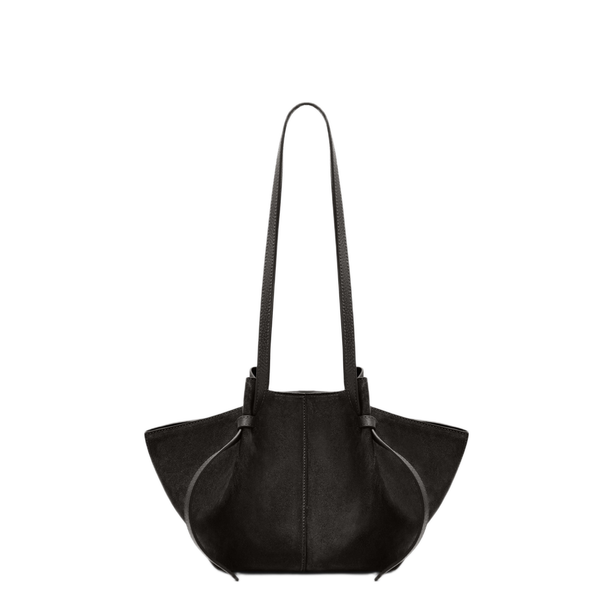 Mochi Bag In Ganache Suede Leather