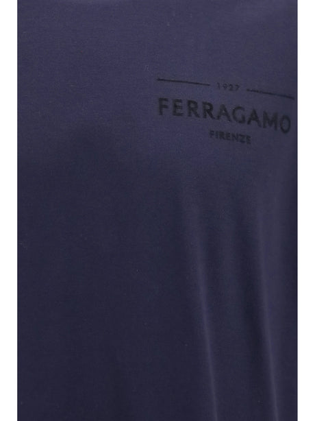 Ferragamo Logo T-shirt - New Navy