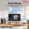 Cliptec RZK533 Dual Mode Wireless Multimedia Silent Keyboard And Mouse Combo Set - Blue