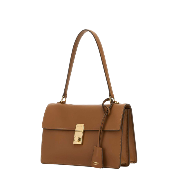 Galleria Saffiano Leather Bag - Cognac