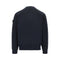STONE ISLAND Cotton and wool sweatshirt with Logo Badge