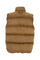 Biscuit Suede Sleeveless Down Jacket