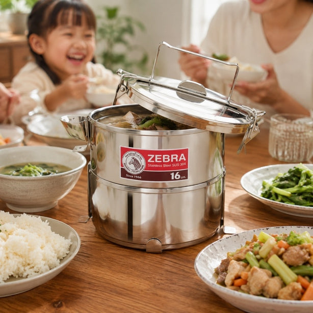 Zebra Stainless Steel Food Carrier 16x2