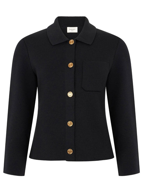 Saint Laurent Jackets Black