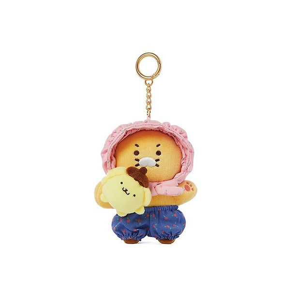 [POMPOMPURIN X KAKAO FRIENDS] Kakao Friends Keyring Doll (International Shipping)