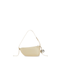 Shield Small Lambskin Sling Bag - Pearl