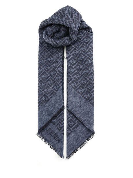 Fendi Ff Shawl - Blue