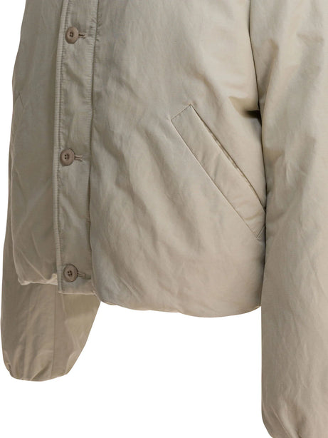 Lemaire Down jacket filled quilt - White