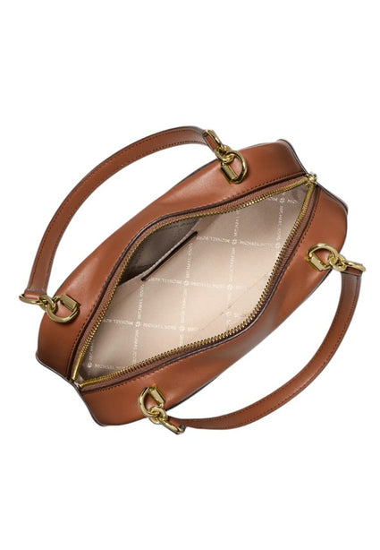 Michael Kors Cecily Small Signature Logo Shoulder Bag - Brown
