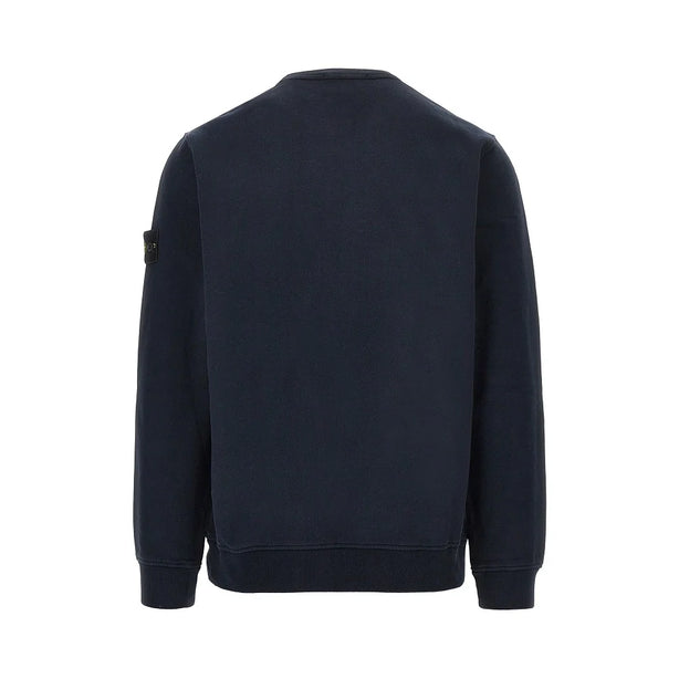 STONE ISLAND Crewneck cotton sweatshirt with Logo Badge
