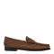 Cacao Aged-Effect Suede Loafers