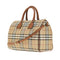 BURBERRY Medium Check bowling bag