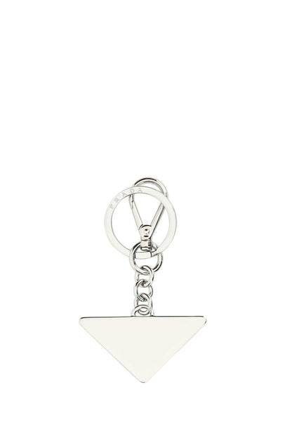 Metal Keyring with Triangle Logo