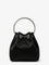 Jimmy Choo Bon Bon satin bucket bag - Blacksilver