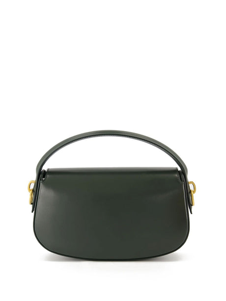 Saint Laurent Calfskin Satchel & Cross Body - NEW VERT FONCE