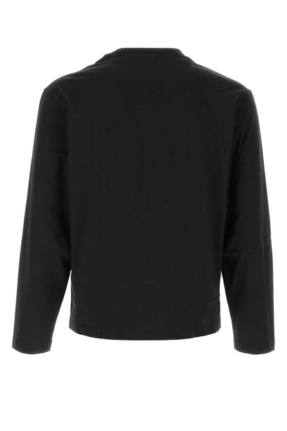 Black Cotton T-Shirt Set