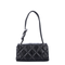 Quilted Mini Calf Leather Shoulder Bag - Black