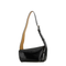 T-Bar Calf Leather Crossbody - Black