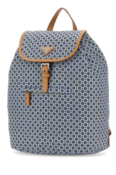 Printed Re-Nylon Backpack