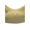 Triangle Logo Small Calfskin Shoulder Bag - Sage Green
