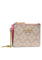Kate Spade Spade Flower Key Ring Card Holder - Dark Beige Grapefruit Multi