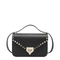Rockstud Small Calfskin Shoulder Bag - Black
