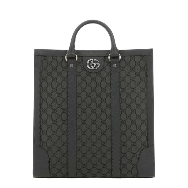 Ophidia Medium Canvas Tote - Grey