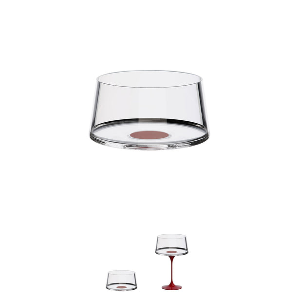 SplitGlass - Low Tumbler | Champagne Cup - Red - pack of 2