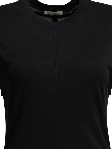 Ami Paris Long sheath dress - Black