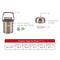 Zebra Vacuum Food Container 1L, Brown, Picnic