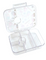Raindew Kids Cakes & Candies Bento Lunch Box   Features Multiple Compartments Inside, Allowing for Separation of Different Food Items — Perfect for Balanced Meals. Capacity: 850ml; 5 Compartments