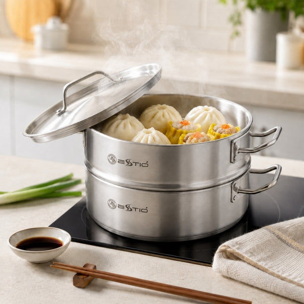 Zebra Stainless Steel Functional Pot With Lid 26x9cm, Estio