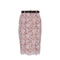 Midi Skirt In Pink Lace