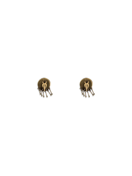 Versace Medusa Clip-On Drop Earrings - Gold - Palladium