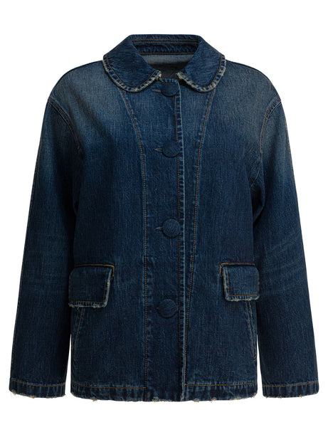 Prada Washed denim jacket - Blue
