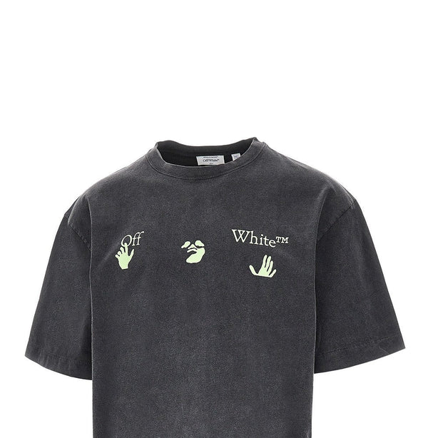 OFF WHITE Bacco Arrow Skate' cotton T-shirt